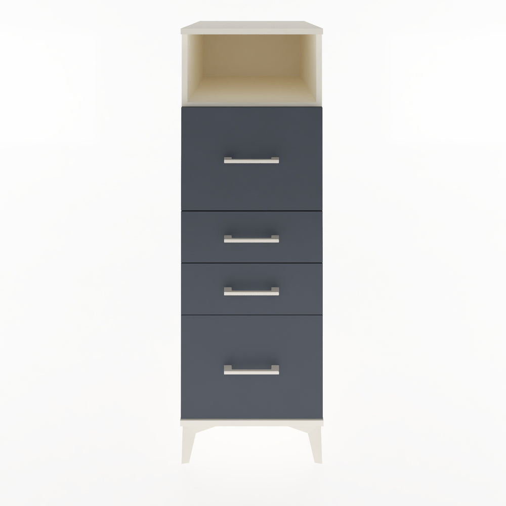 Woodntry Modular Cabinet Moonstone 44x59x122 cm with Drawers and Shelves CR103-1