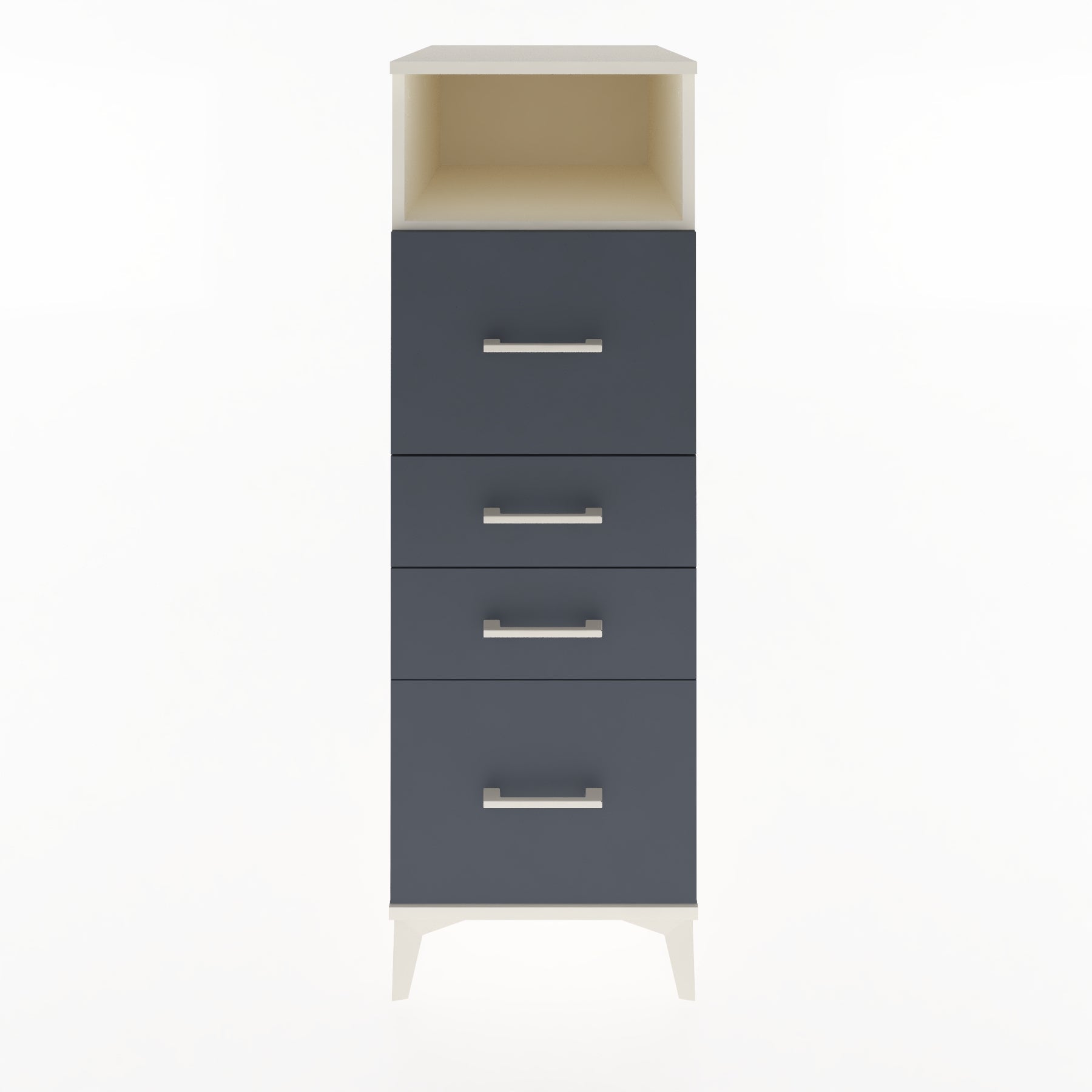 Woodntry Modular Cabinet Moonstone 44x59x122 cm with Drawers and Shelves CR103-1