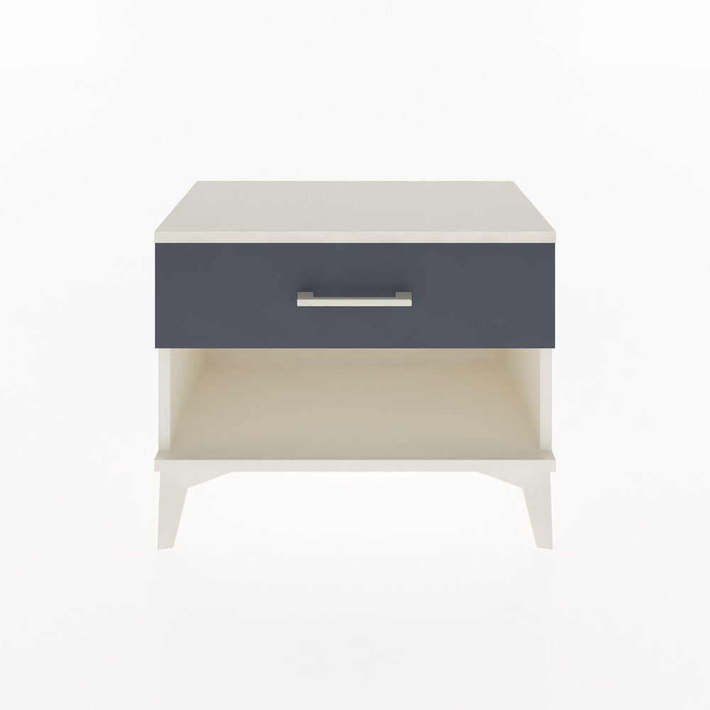 Woodntry Modular Nightstand Moonstone 60x30x36 cm with Drawer and Shelf CR3-1