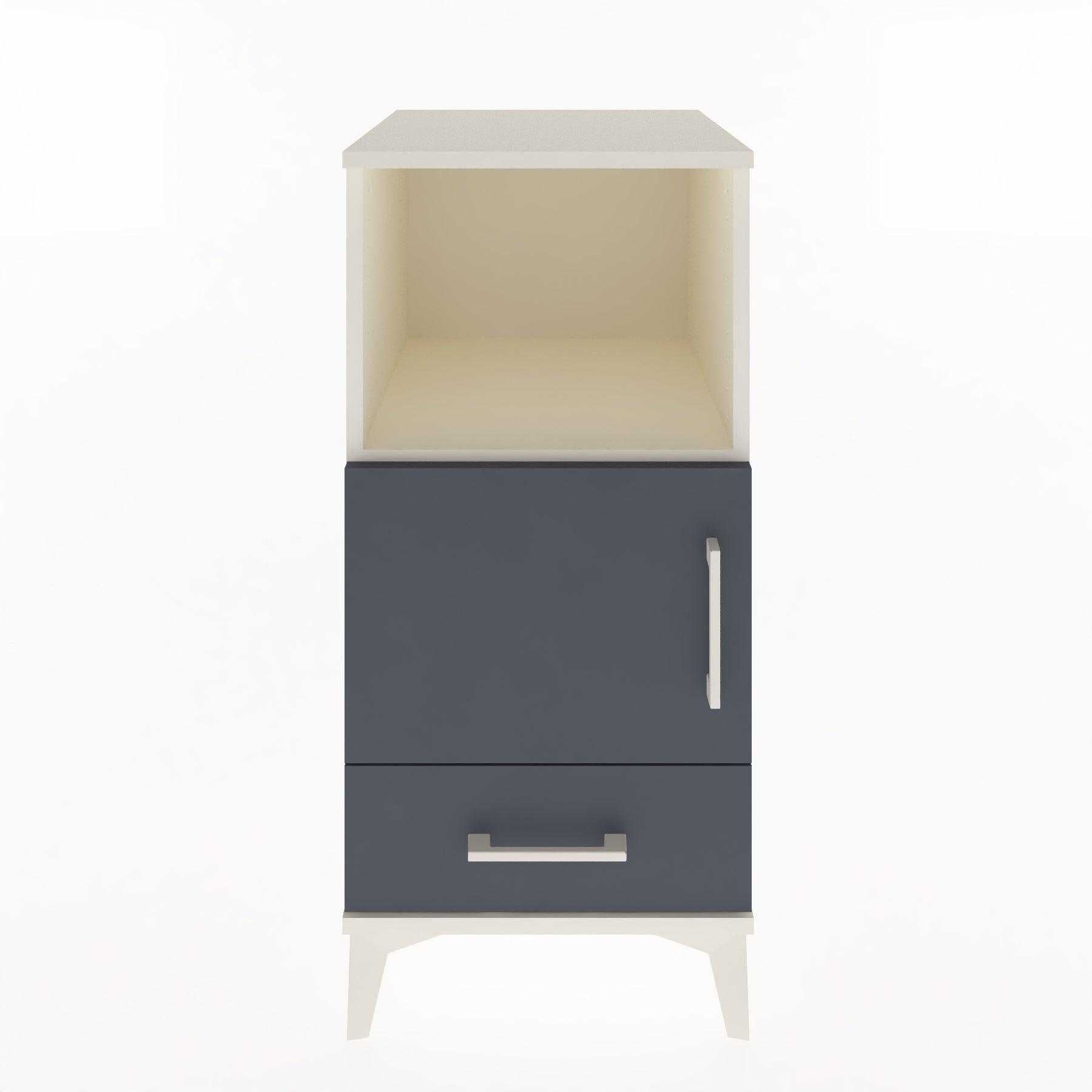 Woodntry Modular Nightstand Moonstone 44x44x84 cm Functional F47-1