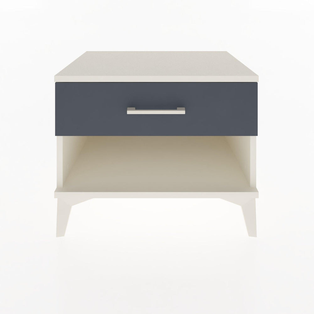 Woodntry Modular Nightstand Moonstone 60x44x68 cm with Drawer and Shelf CR3-1