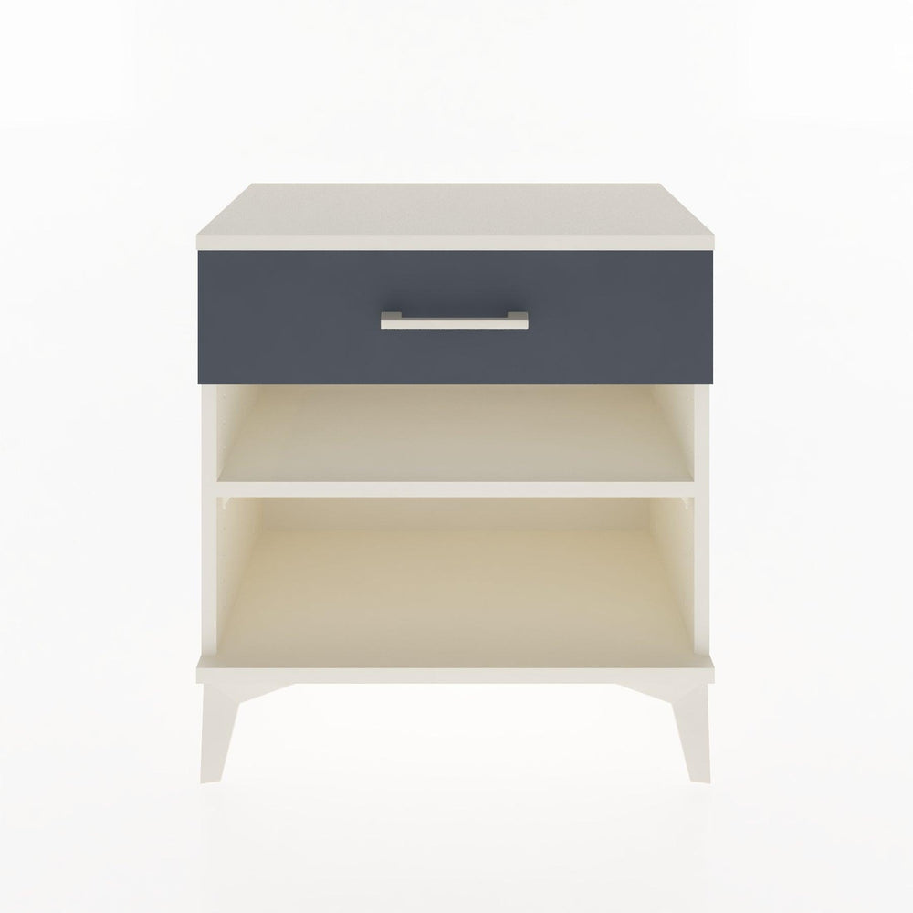 Woodntry Modular Nightstand Moonstone 60x30x52 cm with Drawer and Shelf CR3-1