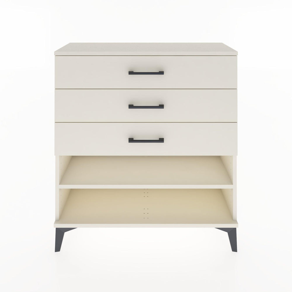 Woodntry Modular Dresser Moonstone 88x30x84 cm with Drawers and Shelves CR3-1 