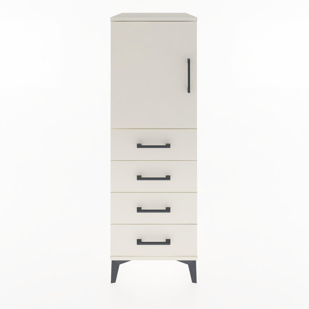 Woodntry Modüler Dolap Aytaşı 44x30x122 cm Kapaklı ve Çekmeceli KC53-1