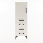 Woodntry Modüler Dolap Aytaşı 44x30x122 cm Kapaklı ve Çekmeceli KC53-1