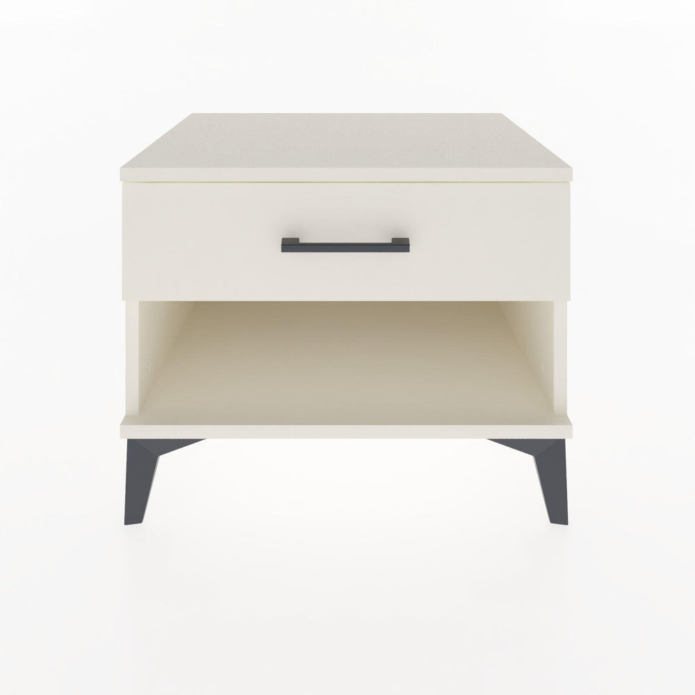 Woodntry Modular Nightstand Moonstone 60x44x68 cm with Drawer and Shelf CR3-1