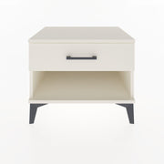 Woodntry Modular Nightstand Moonstone 60x44x68 cm with Drawer and Shelf CR3-1