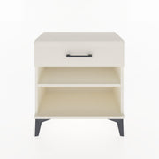 Woodntry Modular Nightstand Moonstone 60x30x52 cm with Drawer and Shelf CR3-1