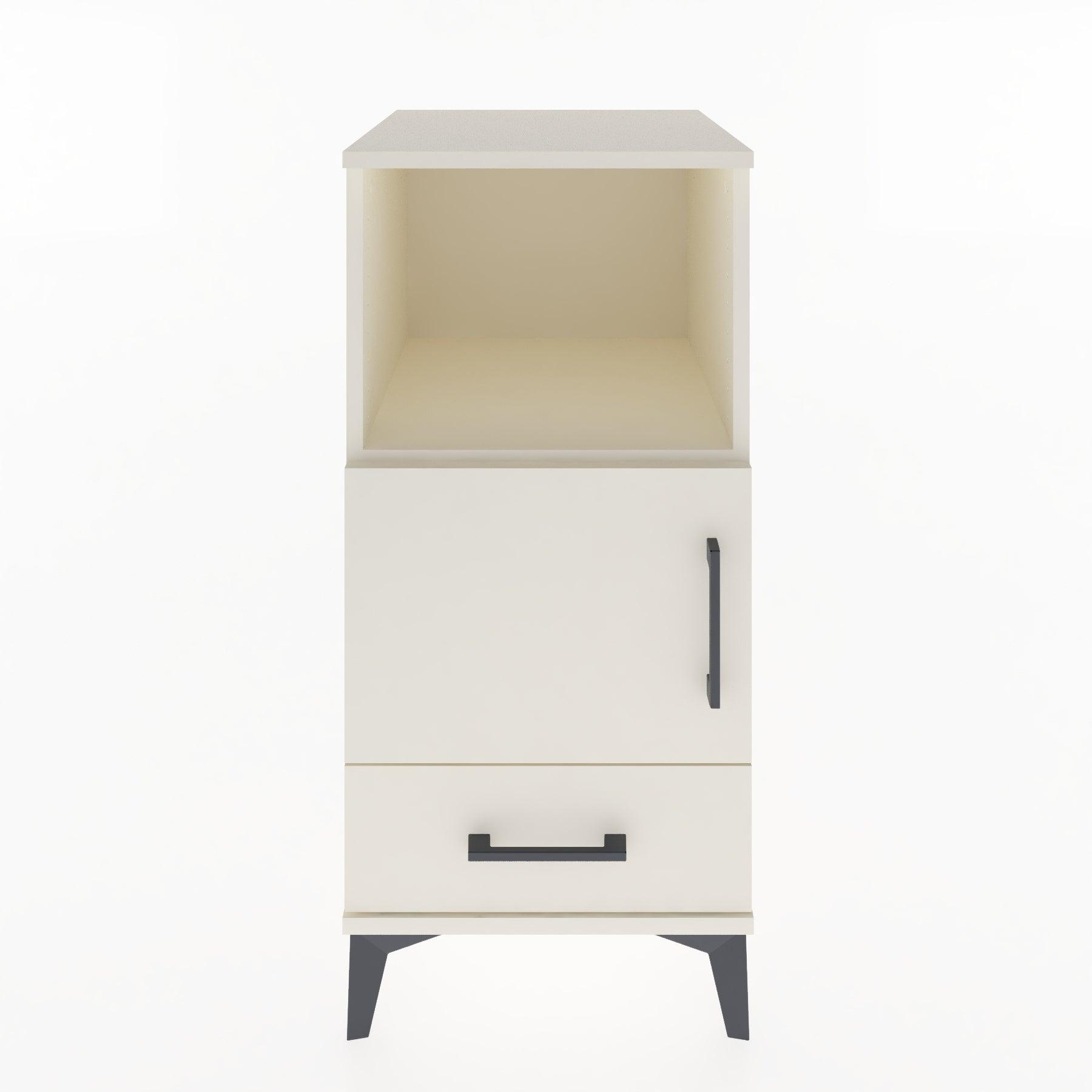 Woodntry Modular Nightstand Moonstone 44x44x84 cm Functional F47-1