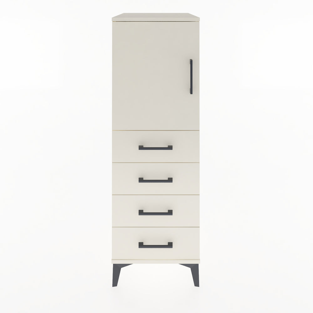 Woodntry Modüler Dolap Aytaşı 44x59x122 cm Kapaklı ve Çekmeceli KC53-1