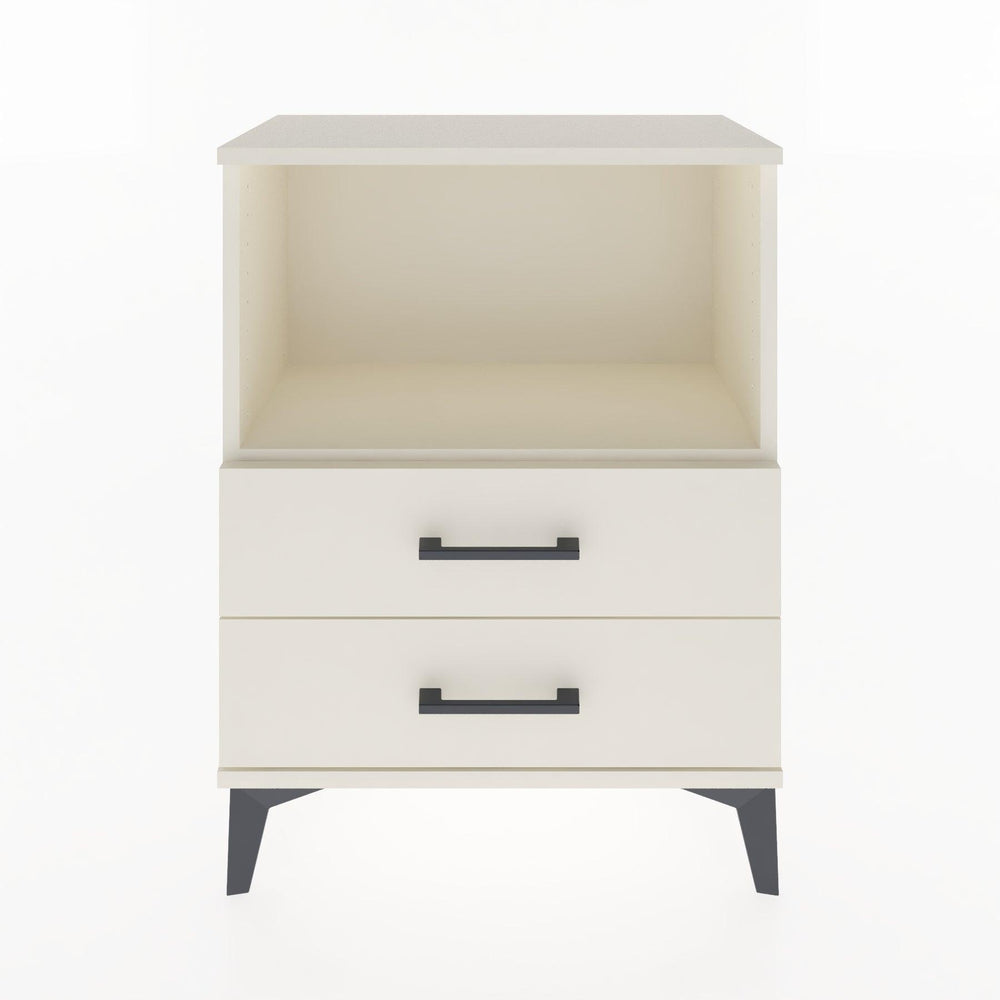 Woodntry Modüler Komodin Aytaşı 60x30x68 cm Çekmeceli ve Raflı CR3-1