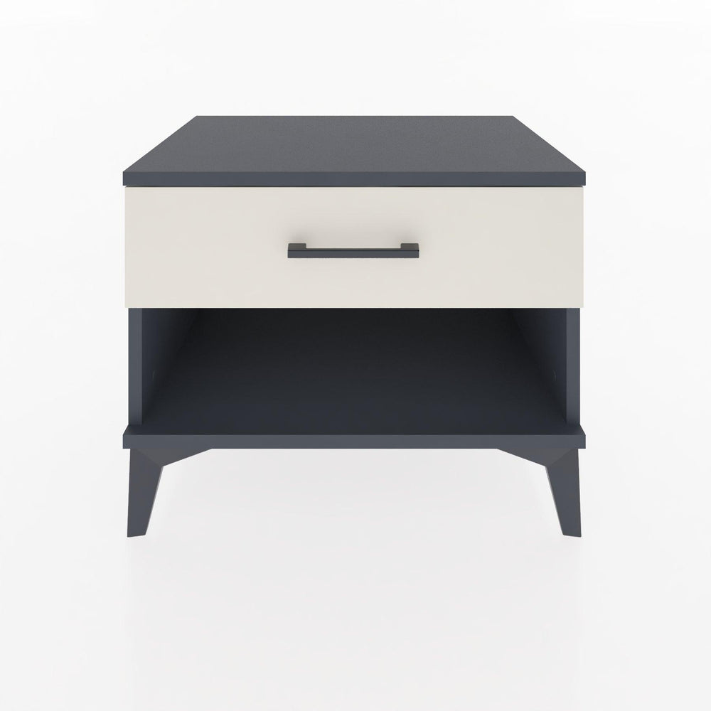 Woodntry Modüler Komodin Antrasit 60x44x68 cm Çekmeceli ve Raflı CR3-2