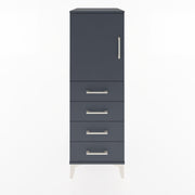 Woodntry Modular Cabinet Anthracite 44x30x122 cm with Doors and Drawers KC53-2