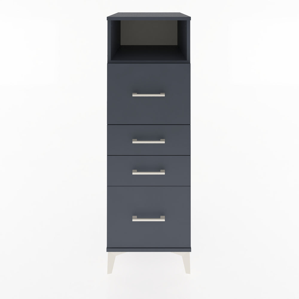 Woodntry Modular Cabinet Anthracite 44x59x122 cm with Drawers and Shelves CR103-2