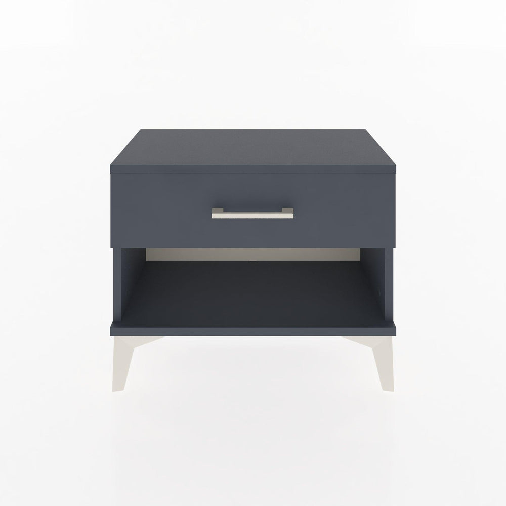 Woodntry Modular Nightstand Anthracite 60x30x36 cm with Drawers and Shelves CR3-2