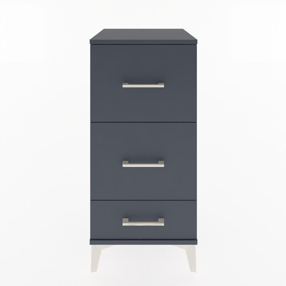 Woodntry Modular Nightstand Anthracite 44x44x84 cm Drawer C3-2