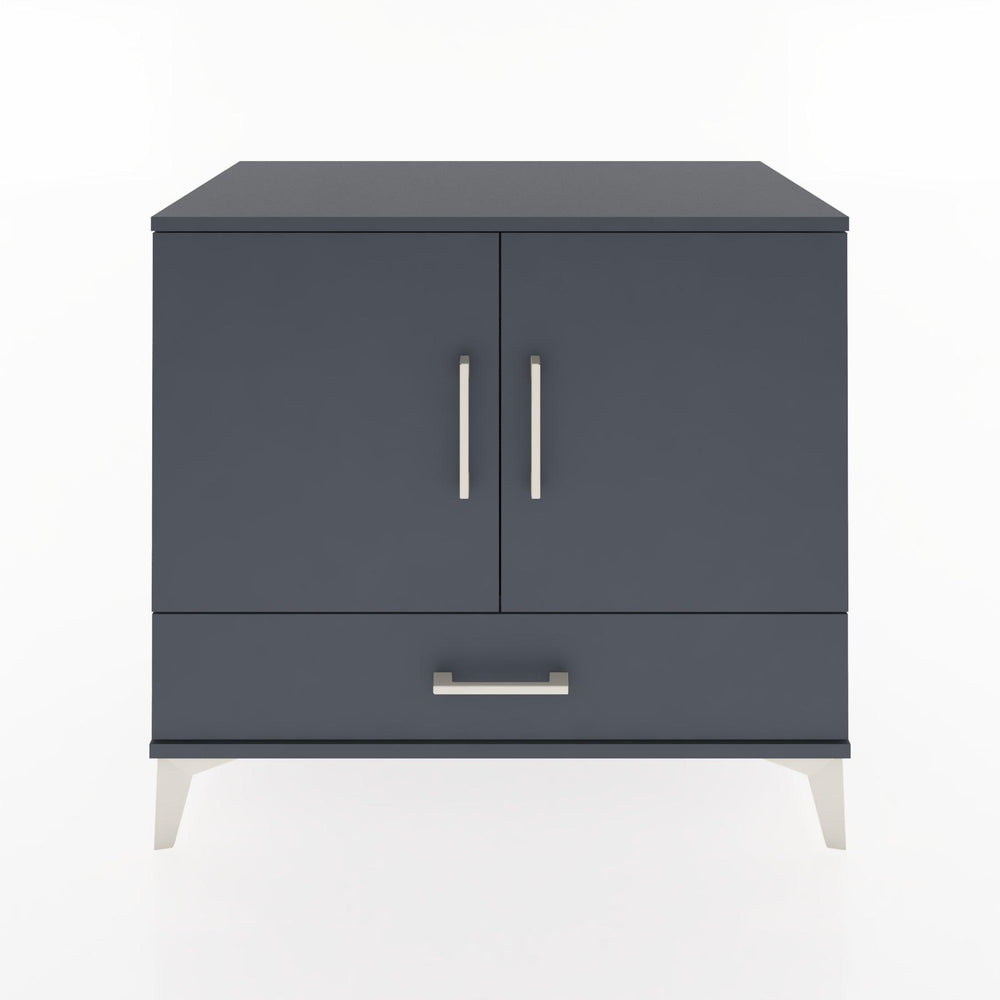 Woodntry Modüler Şifonyer Antrasit 88x44x68 cm Kapaklı ve Çekmeceli KC3-2