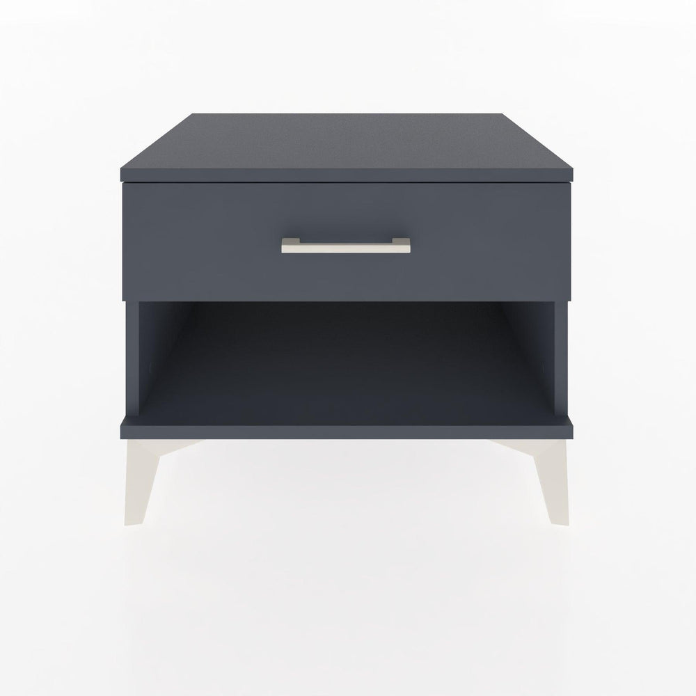 Woodntry Modüler Komodin Antrasit 60x44x68 cm Çekmeceli ve Raflı CR3-2