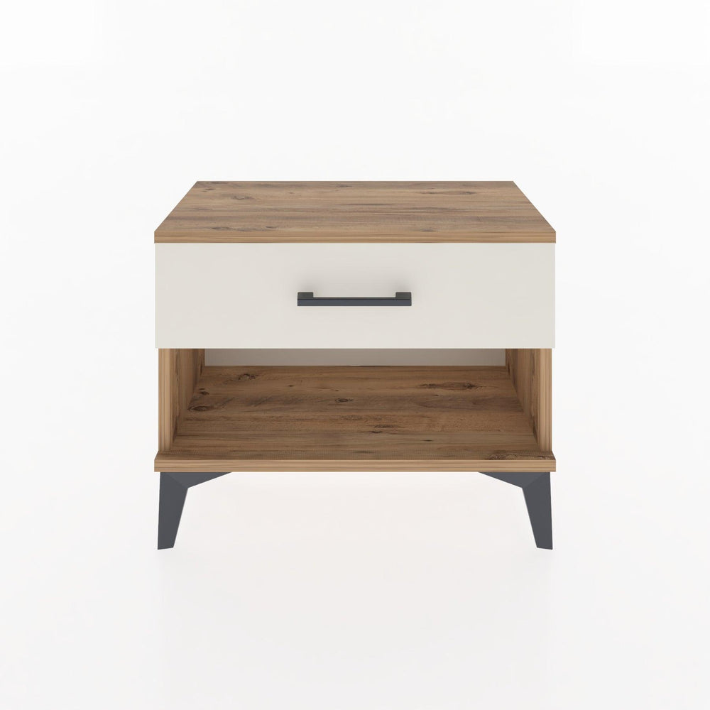 Woodntry Modüler Komodin Çam 60x30x36 cm Çekmeceli ve Raflı CR3-3