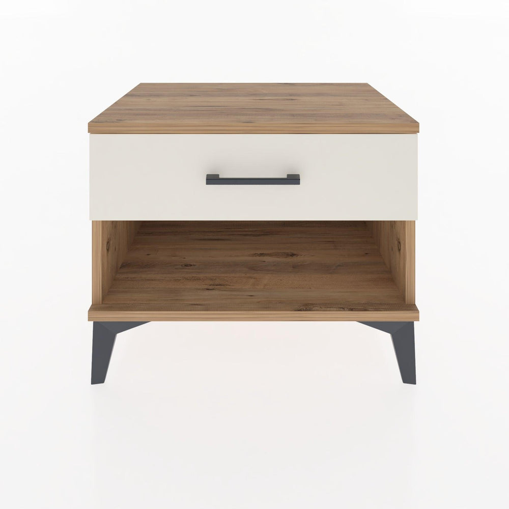 Woodntry Modular Nightstand Pine 60x44x68 cm with Drawers and Shelves CR3-3