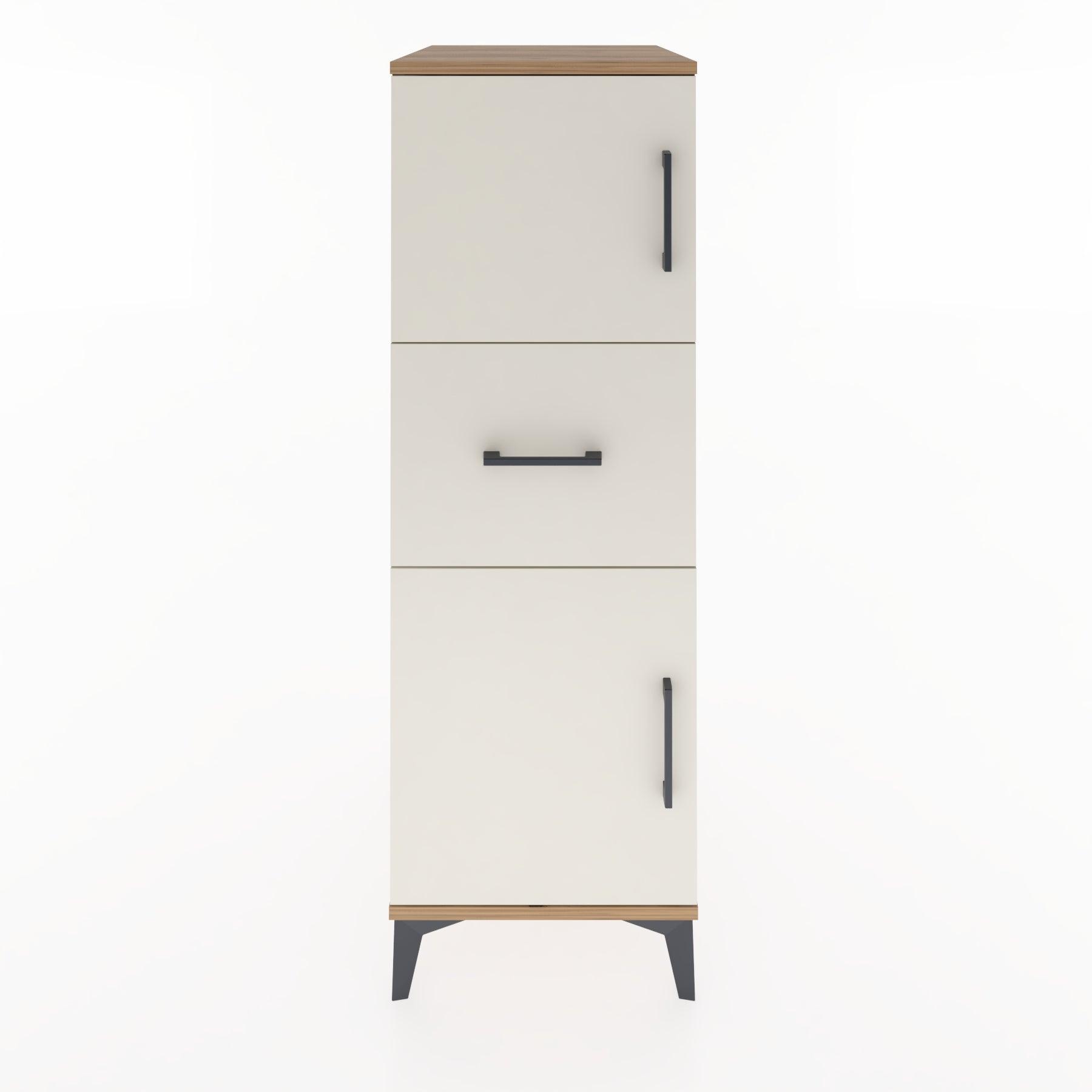 Woodntry Modular Cabinet Pine 44x59x122 cm with Doors and Drawers KC3-3