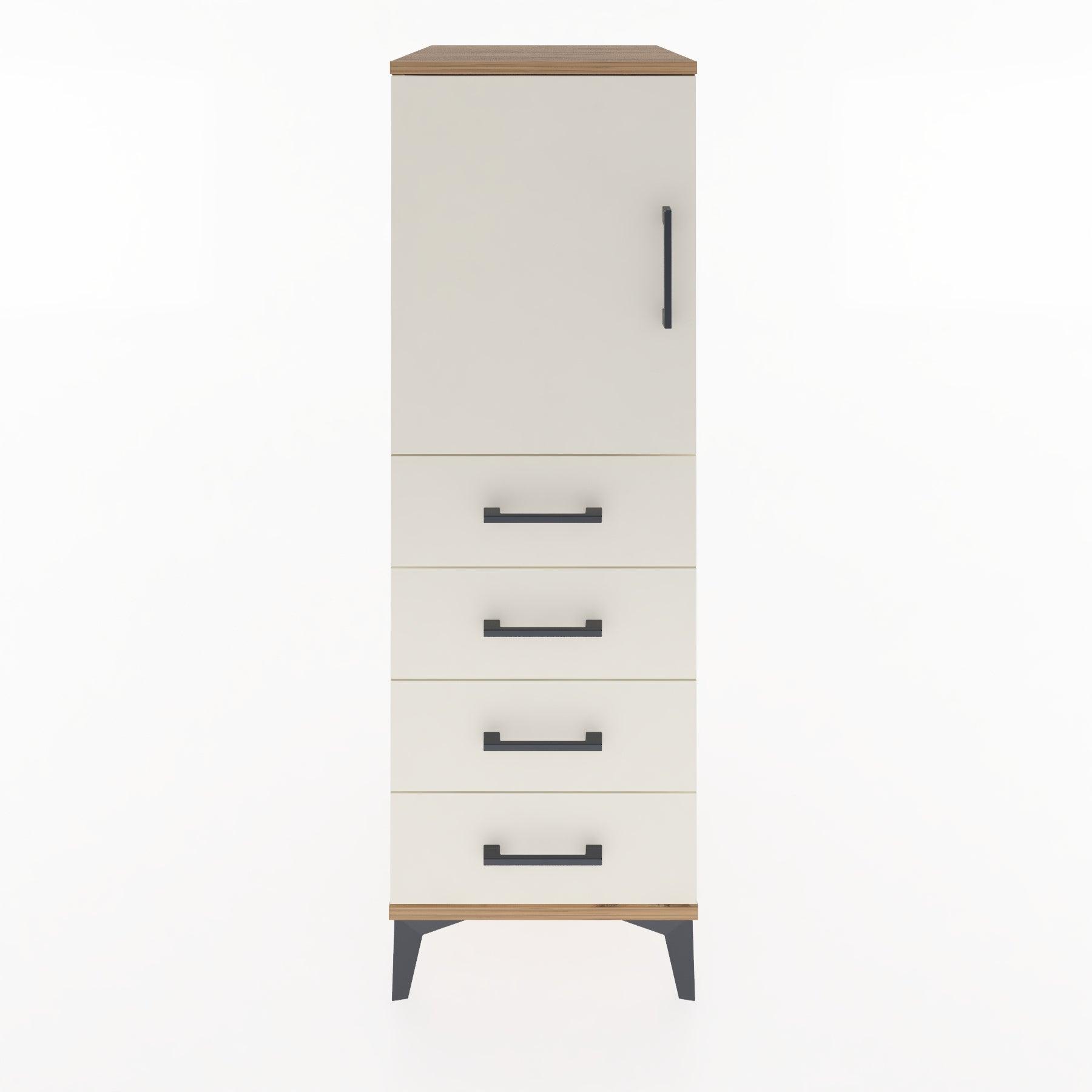 Woodntry Modular Cabinet Pine 44x30x122 cm with Doors and Drawers KC53-3