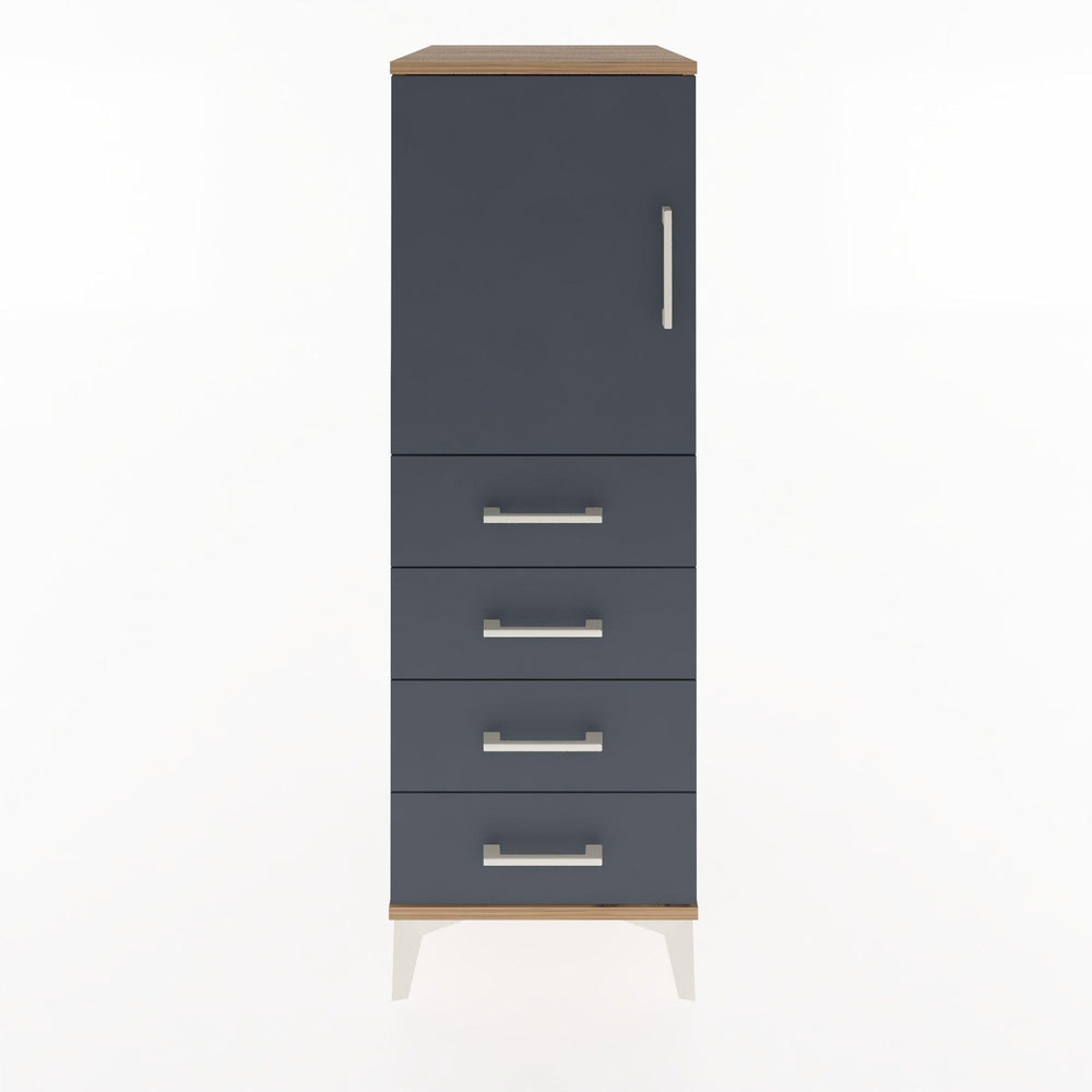 Woodntry Modular Cabinet Pine 44x30x122 cm with Doors and Drawers KC53-3