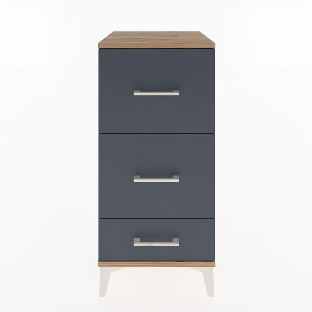 Woodntry Modular Nightstand Pine 44x44x84 cm Drawer C3-3