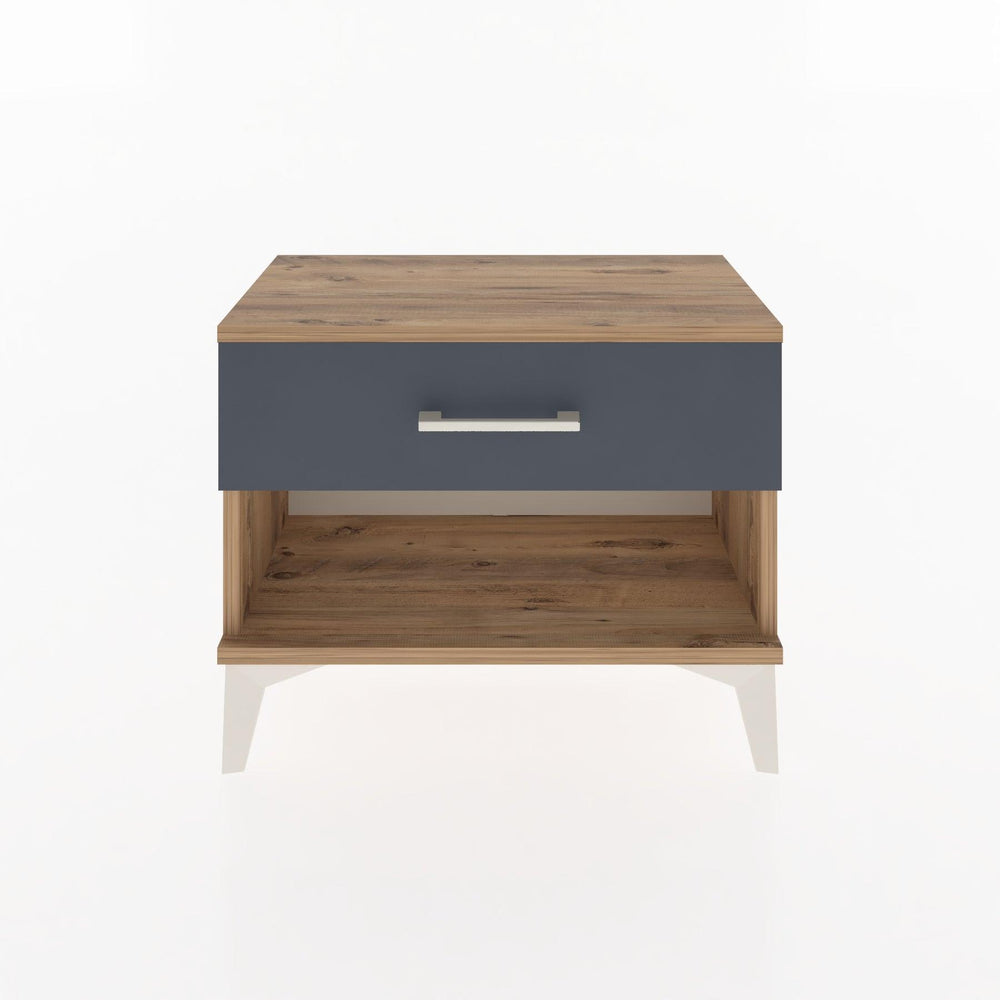 Woodntry Modüler Komodin Çam 60x30x36 cm Çekmeceli ve Raflı CR3-3