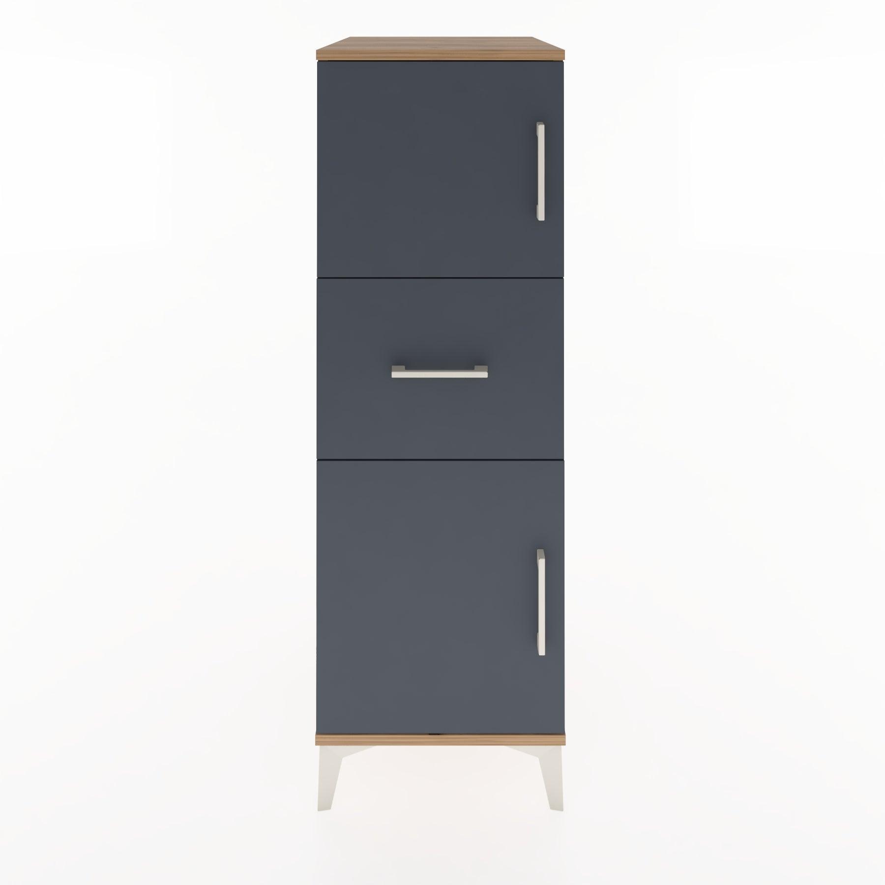 Woodntry Modular Cabinet Pine 44x59x122 cm with Doors and Drawers KC3-3