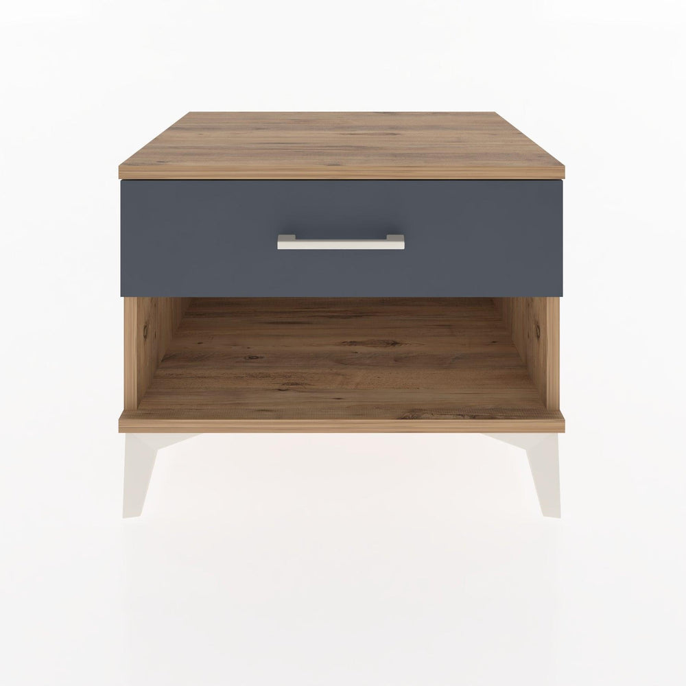 Woodntry Modular Nightstand Pine 60x44x68 cm with Drawers and Shelves CR3-3