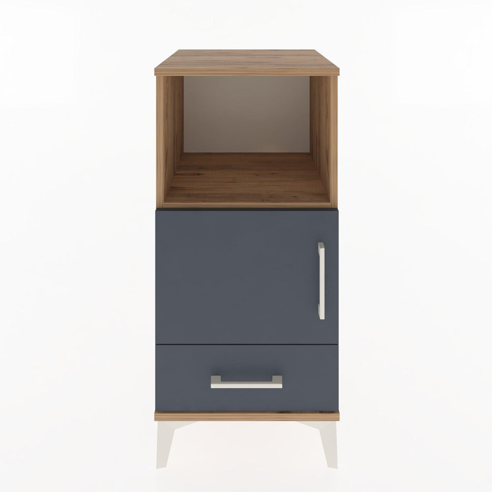 Woodntry Modüler Komodin Çam 44x44x84 cm Fonksiyonel F47-3