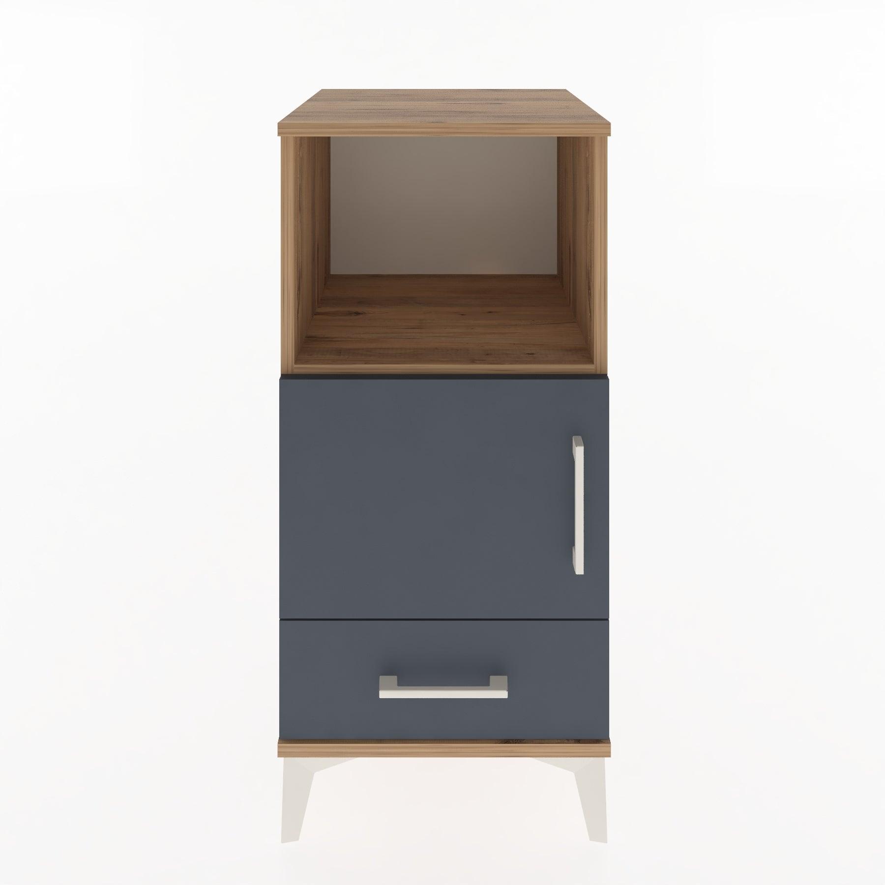 Woodntry Modular Nightstand Pine 44x44x84 cm Functional F47-3