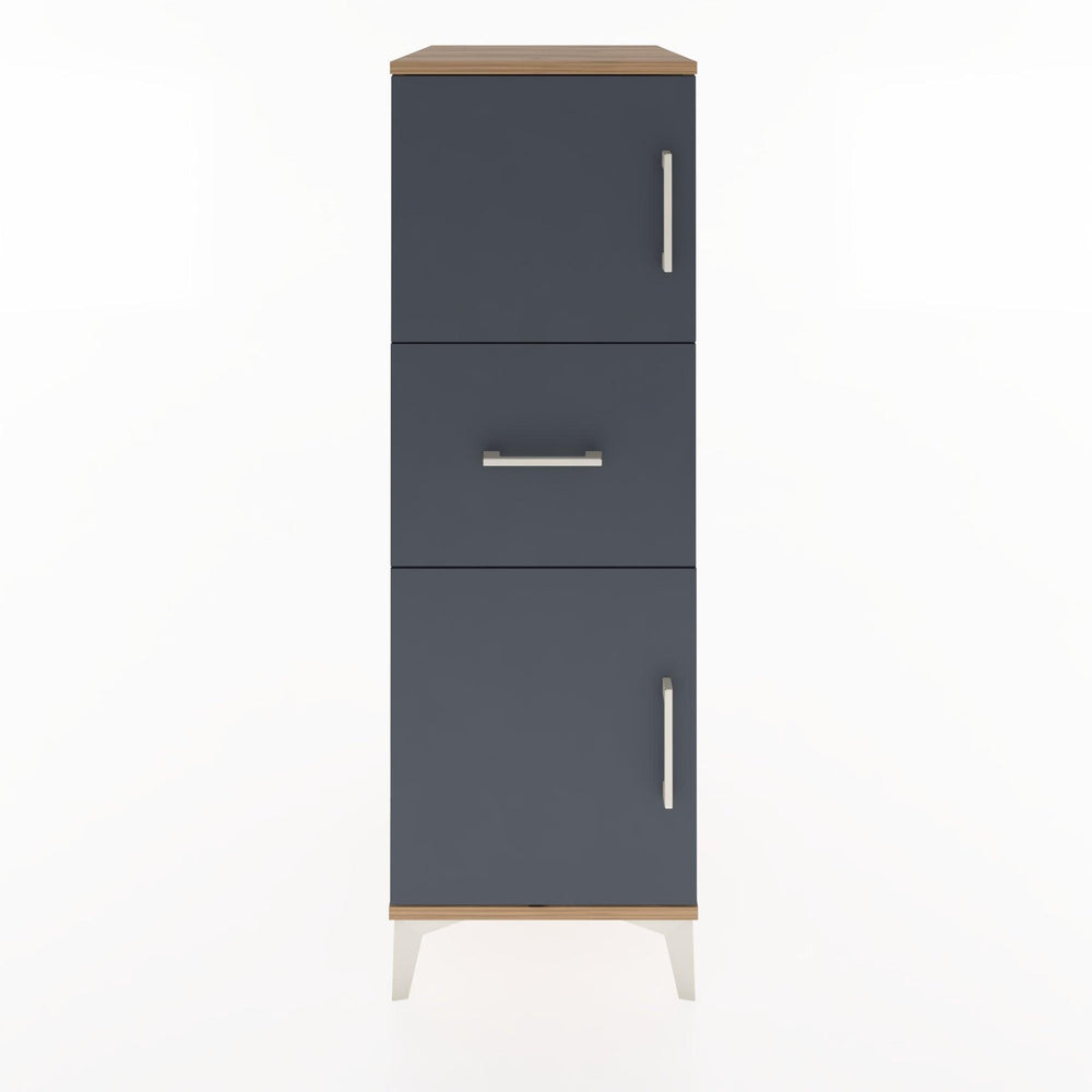 Woodntry Modular Cabinet Pine 44x30x122 cm with Doors and Drawers KC3-3