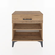 Woodntry Modular Nightstand Pine 60x30x52 cm with Drawers and Shelves CR3-3
