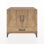 Woodntry Modüler Şifonyer Çam 88x44x68 cm Kapaklı ve Çekmeceli KC3-3