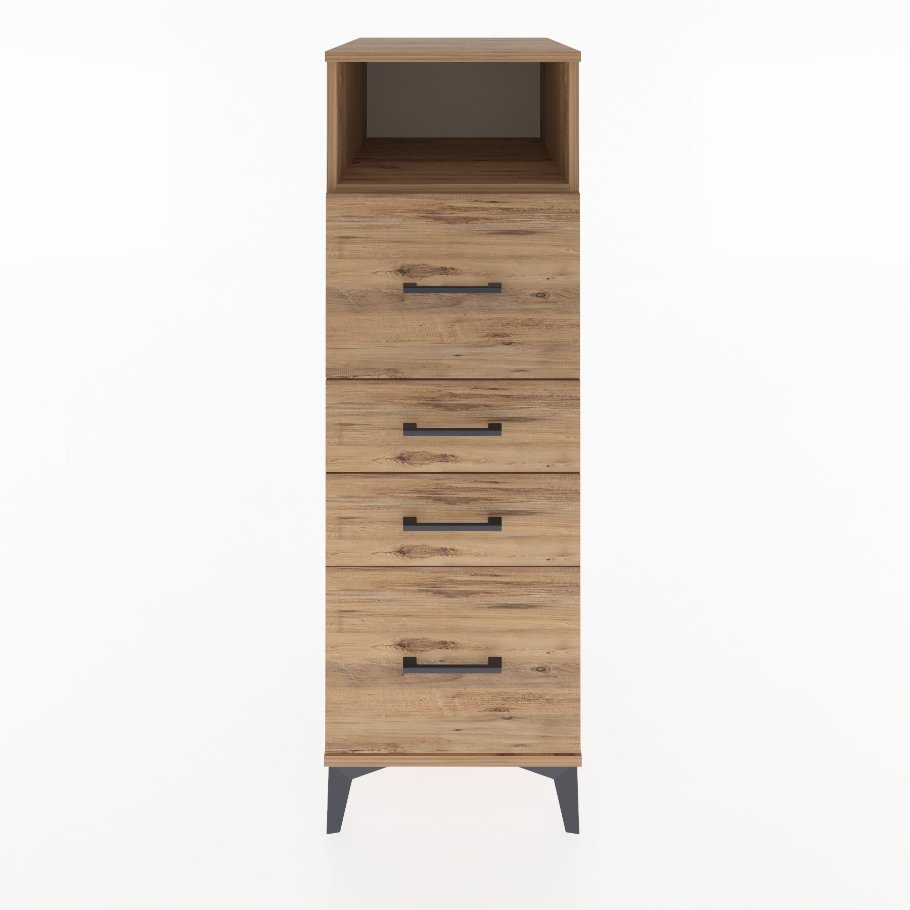 Woodntry Modular Cabinet Pine 44x59x122 cm with Drawers and Shelves CR103-3