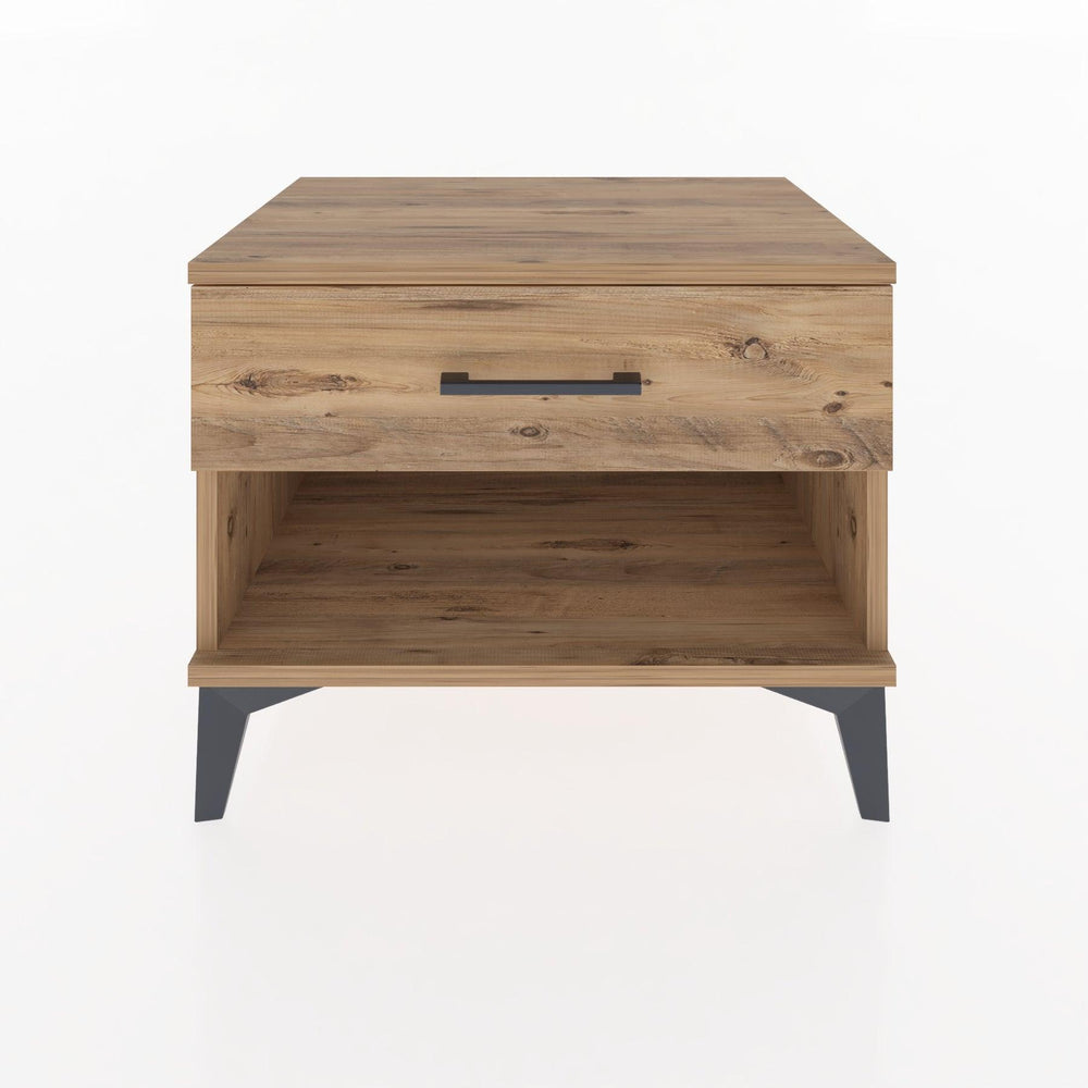 Woodntry Modular Nightstand Pine 60x44x68 cm with Drawers and Shelves CR3-3