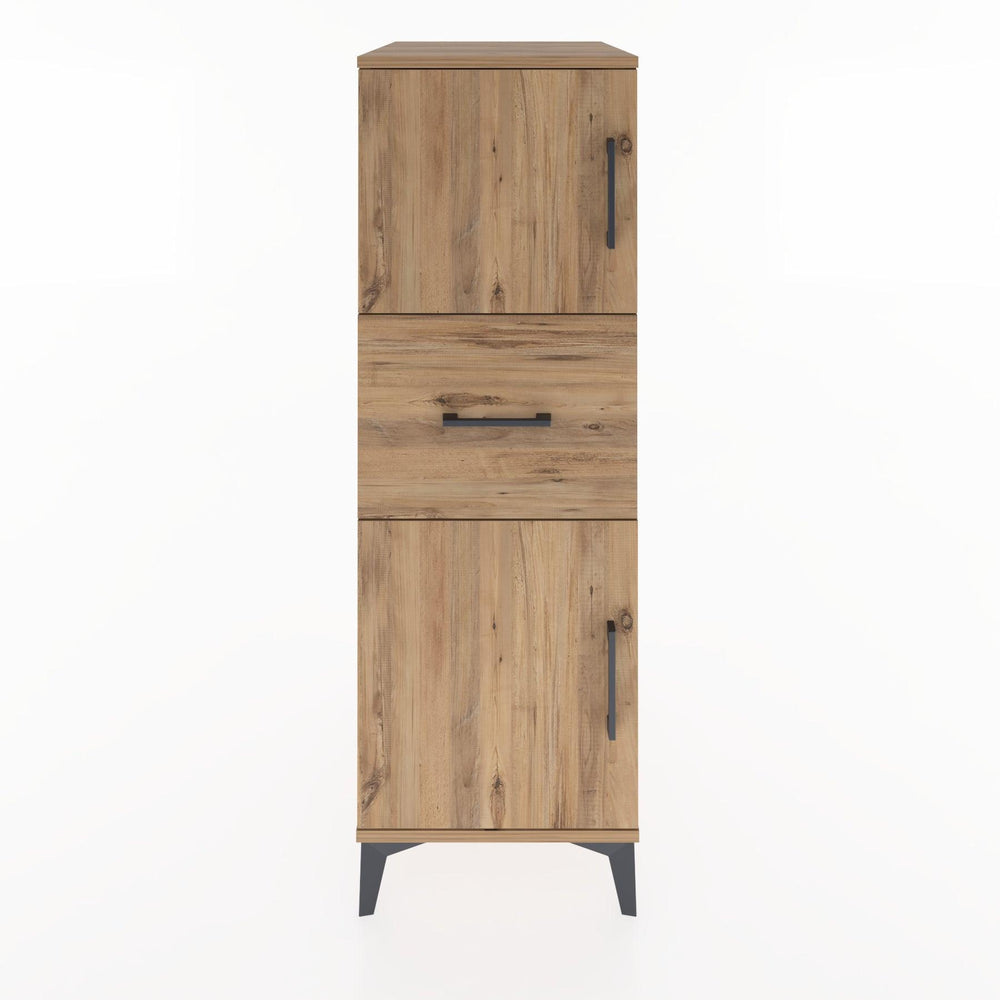 Woodntry Modular Cabinet Pine 44x30x122 cm with Doors and Drawers KC3-3