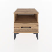 Woodntry Modular Nightstand Pine 44x44x36 cm with Drawers and Shelves CR3-3