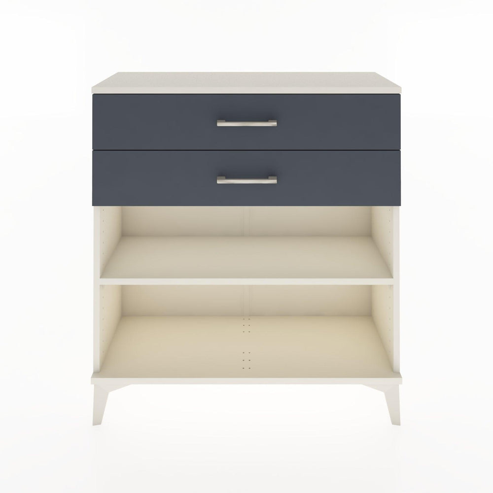 Woodntry Modular Dresser Moonstone 88x30x84 cm with Drawers and Shelves CR4-1