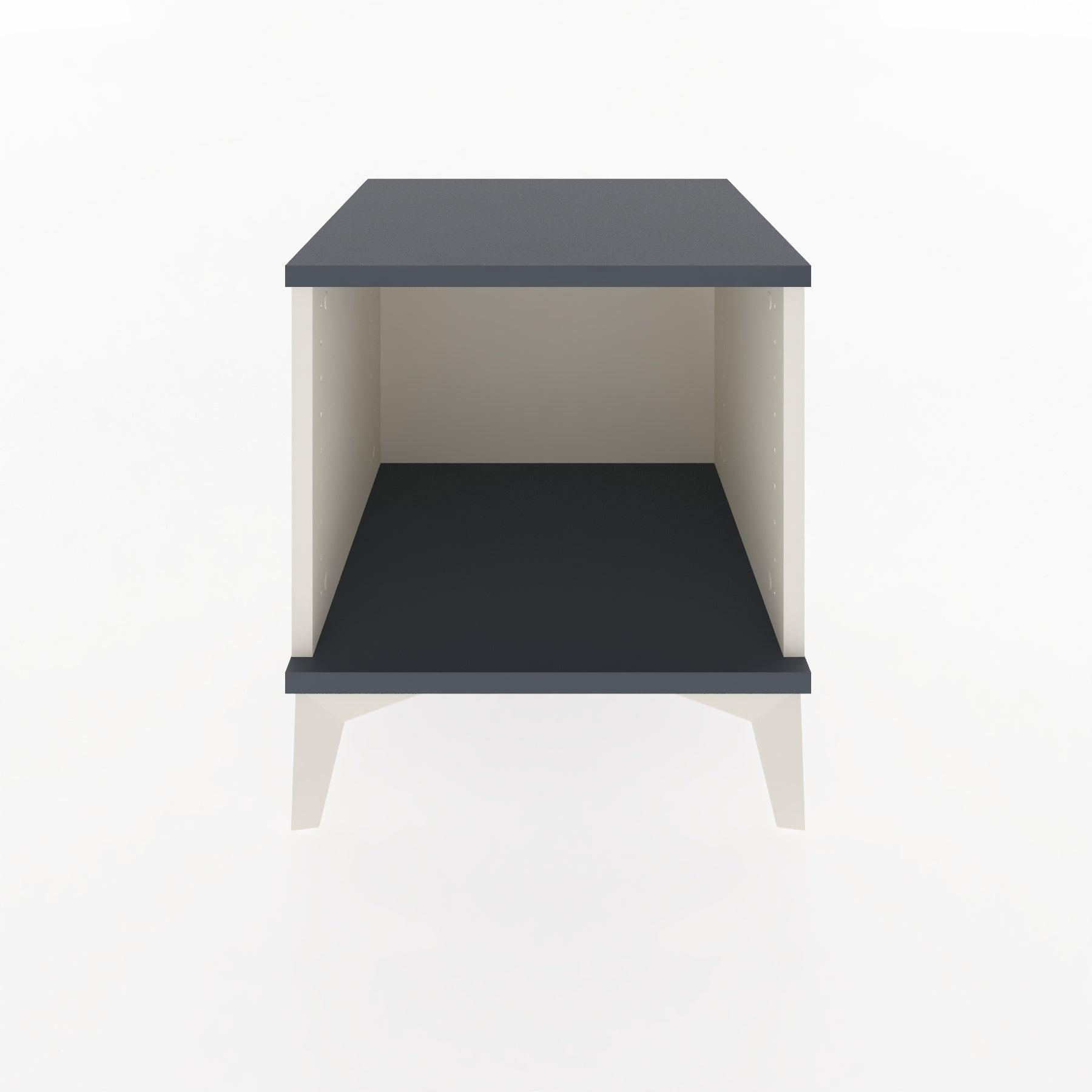 Woodntry Modular Nightstand Moonstone 44x44x36 cm with Shelf R4-1