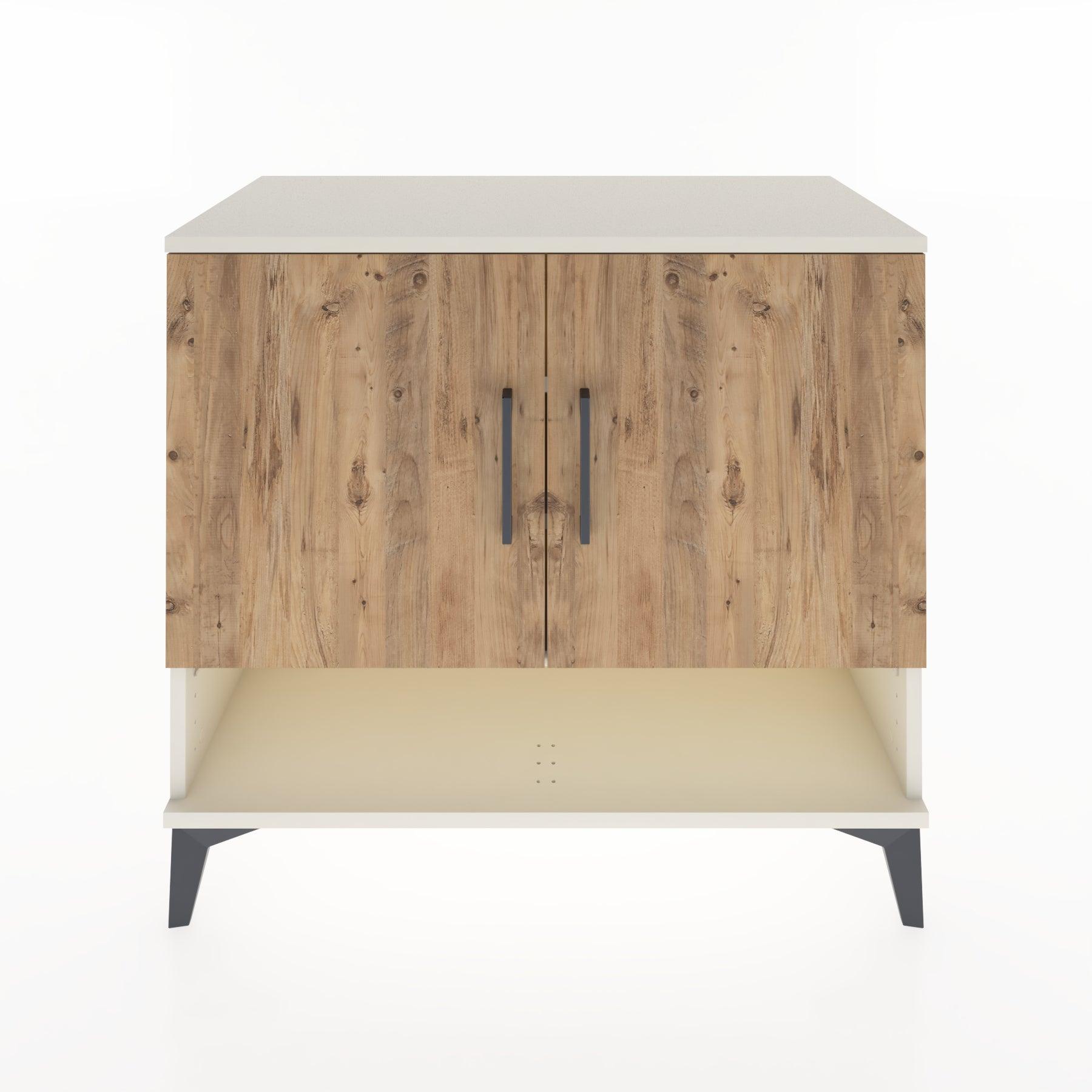 Woodntry Modüler Şifonyer Aytaşı 88x44x68 cm Kapaklı ve Raflı KR4-1