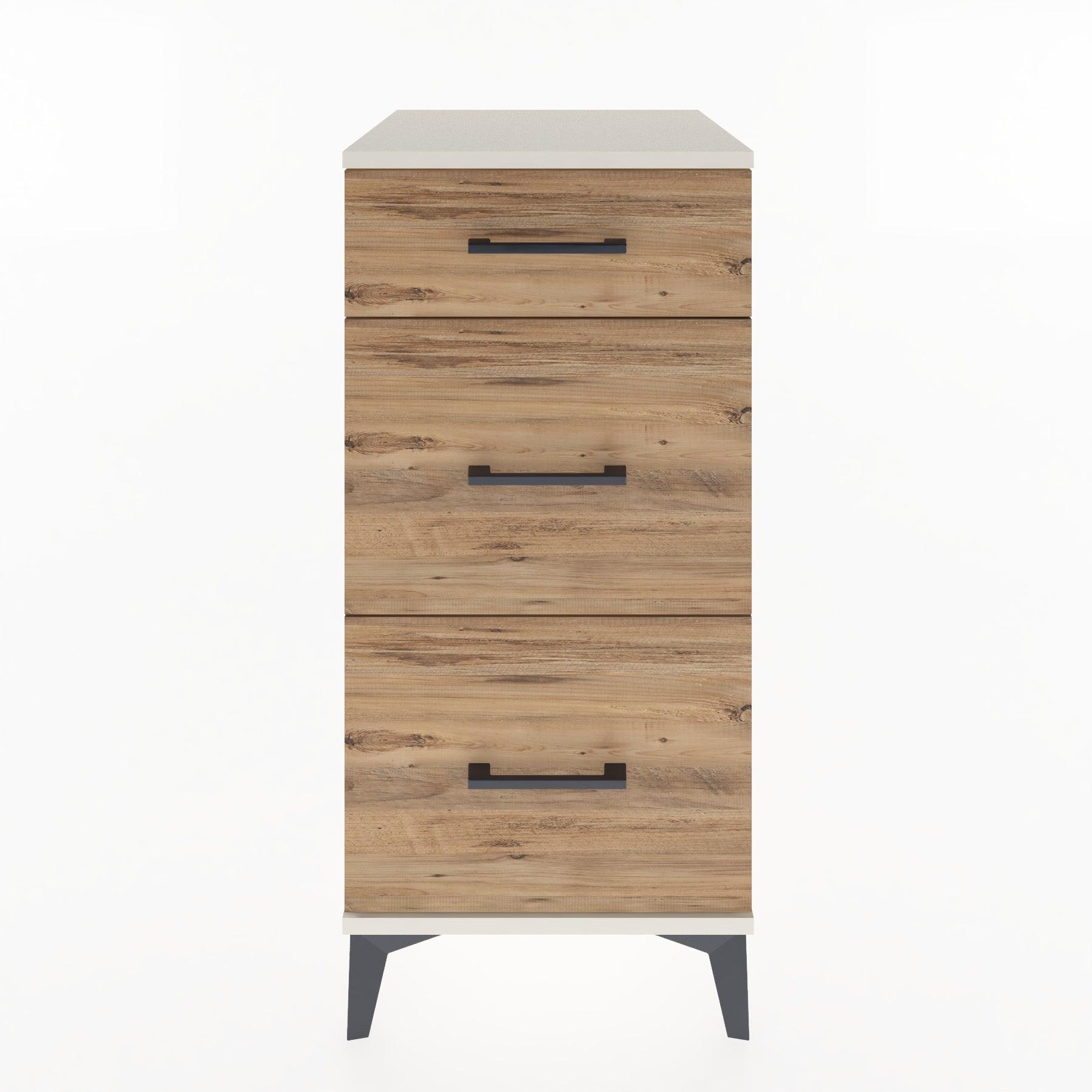 Woodntry Modular Nightstand Moonstone 44x44x84 cm Drawer C4-1