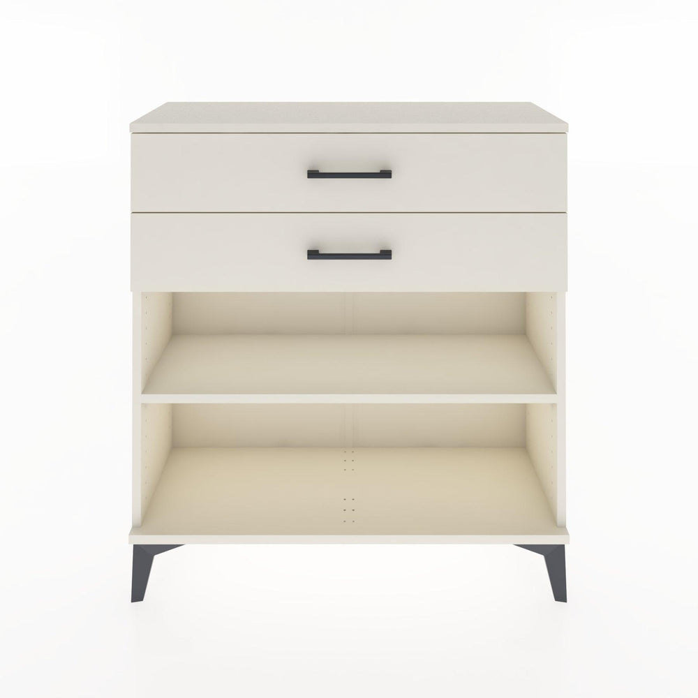 Woodntry Modular Dresser Moonstone 88x30x84 cm with Drawers and Shelves CR4-1