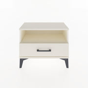 Woodntry Modular Nightstand Moonstone 60x30x36 cm with Drawer and Shelf CR4-1