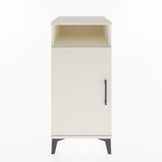 Woodntry Modular Nightstand Moonstone 44x44x84 cm with Cover and Shelf KR26-1