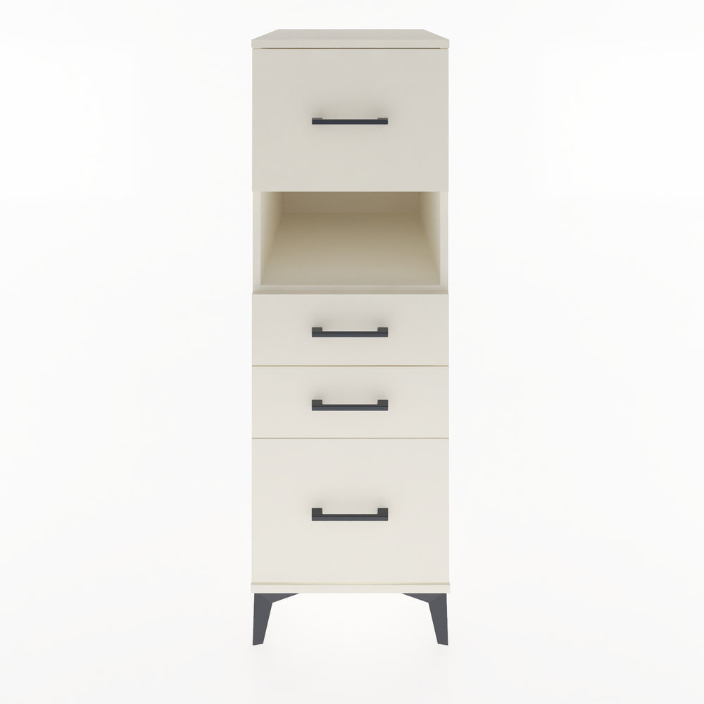Woodntry Modular Cabinet Moonstone 44x59x122 cm with Drawers and Shelves CR104-1