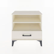 Woodntry Modular Nightstand Moonstone 60x30x52 cm with Drawer and Shelf CR4-1