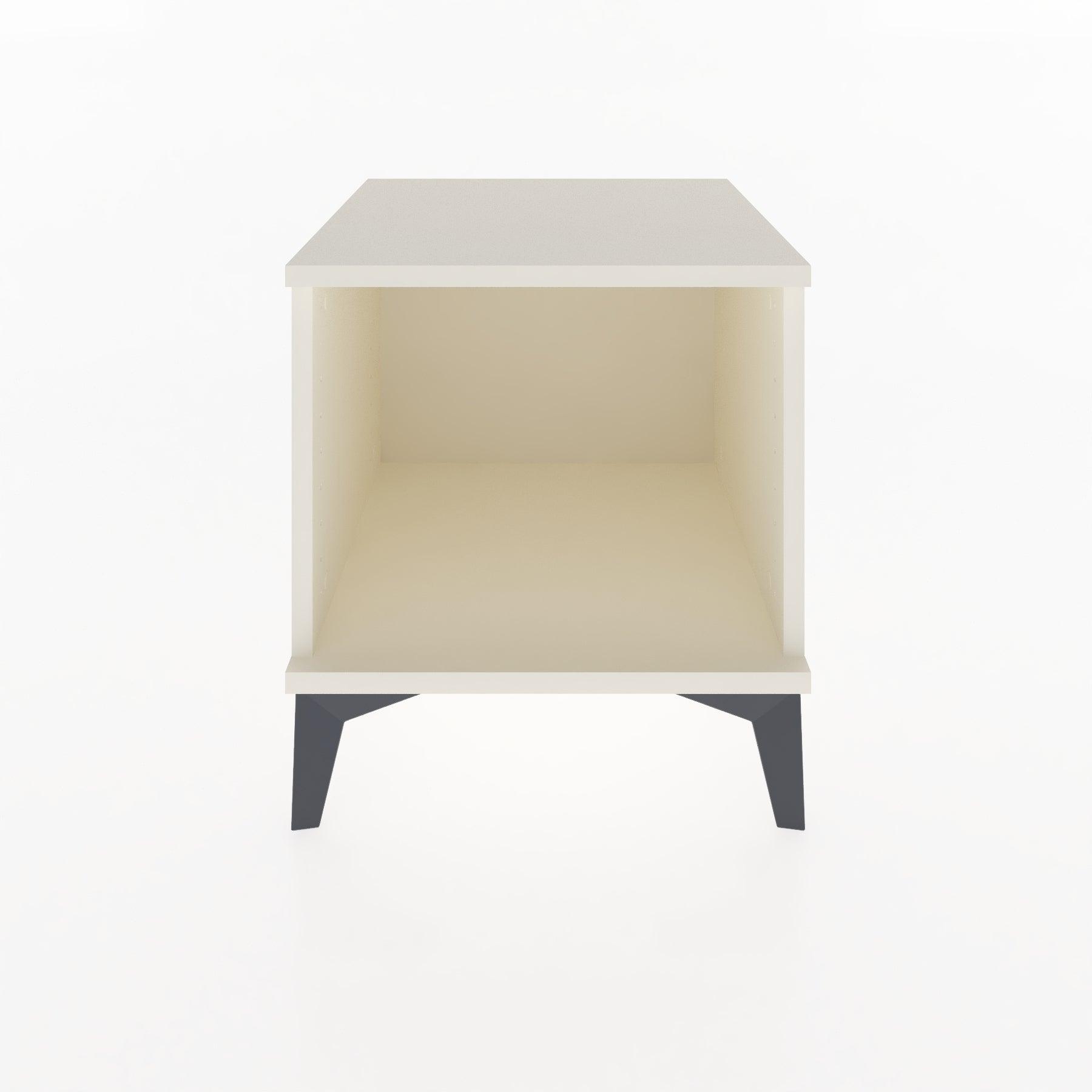 Woodntry Modular Nightstand Moonstone 44x44x36 cm with Shelf R4-1